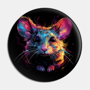 Neon Rodent #7 Pin