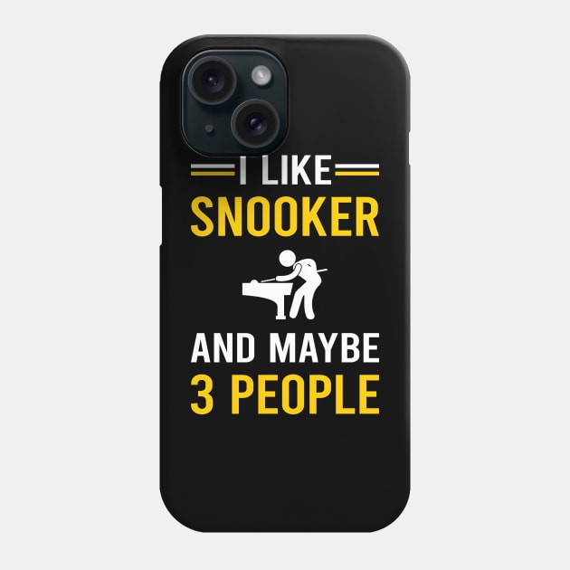 3 People Snooker Phone Case by Good Day