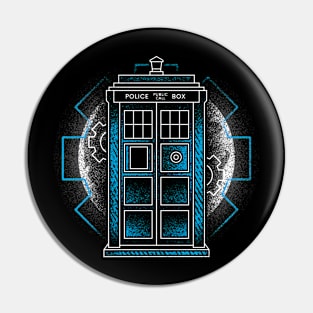 Moonlight Phone Box Pin