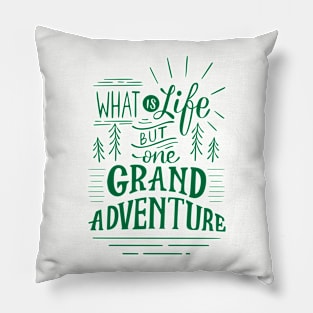 What is Life green Pillow