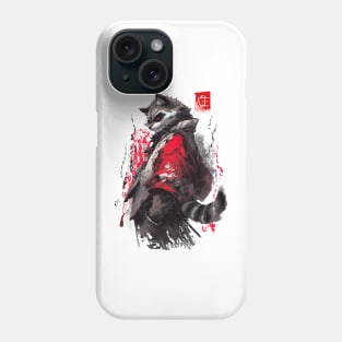 Raccoon japanese style Phone Case