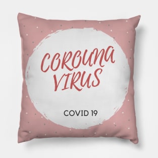 corona virus Pillow