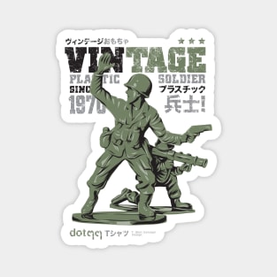 vintage plastic toy soldiers Magnet