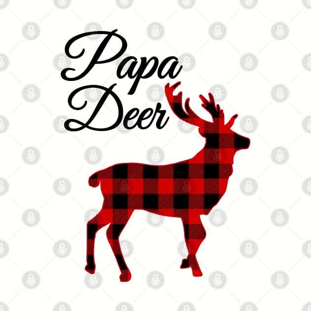 buffalo plaid christmas  Deer by MIRO-07