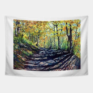 'EARLY AUTUMN ALONG THE TRAIL' Tapestry