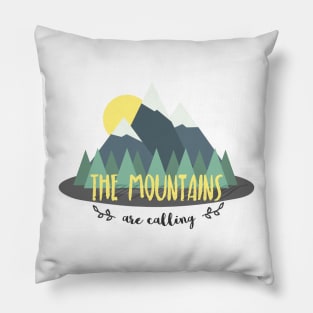 The mountains are calling Pillow