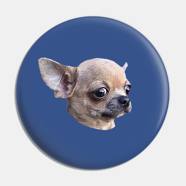 Chihuahua Cute Puppy Dog Pin by ElegantCat