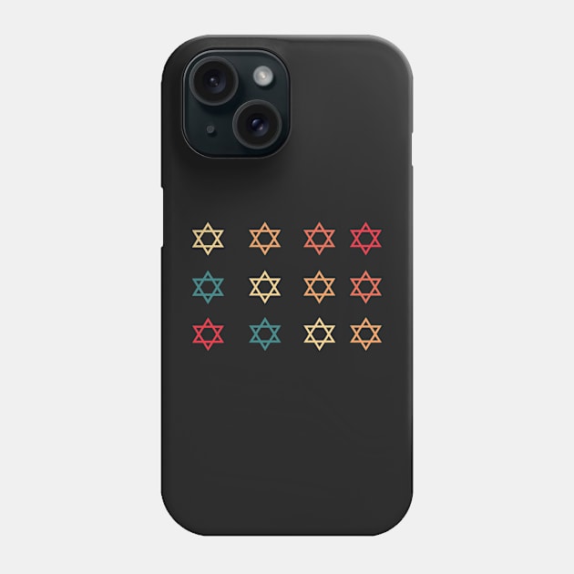 Jewish stars Phone Case by ampp