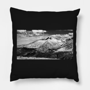 Longs Peak From Trail Ridge Road Pillow