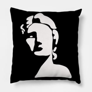 Greek Statue of Alexander the Great - Abstract Minimal Pillow