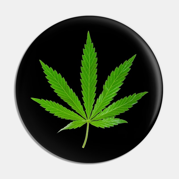 Weed Leaf Pin by ChestifyDesigns