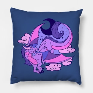 Purple Dragon Pillow