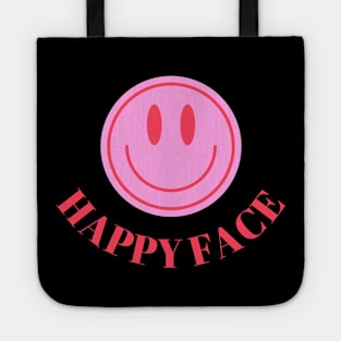 PINK MINIMALIST EMOJİ T-SHIRT DESIGN Tote