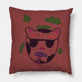 BBOONIE Smoking Bear Pillow