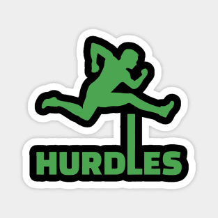 HURDLES green Magnet