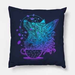 Coffee Wolf-Mellow Moonlight Edition Pillow