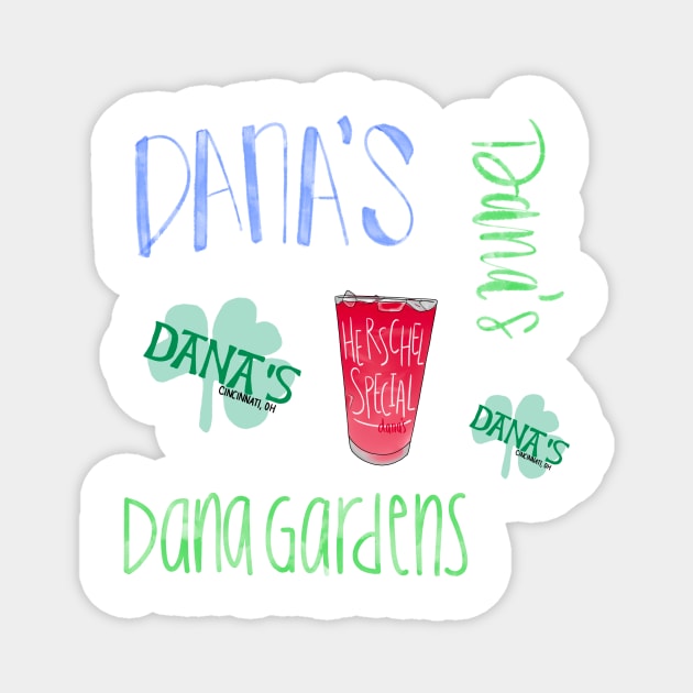 Dana Gardens Sticker Pack Magnet by AlishaMSchil