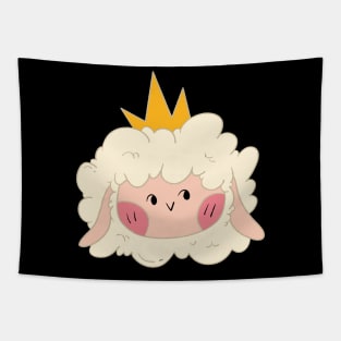 Cute Queen Lamb Tapestry