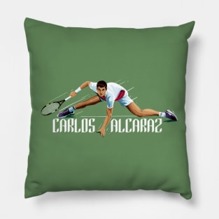 Carlos Alcaraz cartoon Pillow