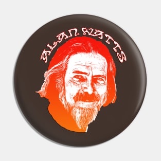 Alan Watts - Psychedelic Zen Pop Pin