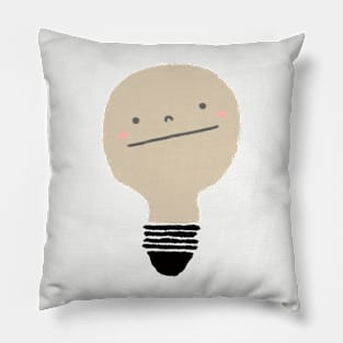 judging lightbulb Pillow