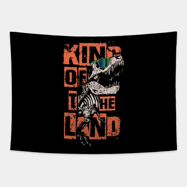 King of the Land Tapestry by WorldDinosaurs