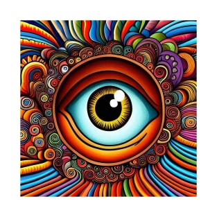 Colorful Spiritual Mystic Eye T-Shirt