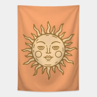 Gold Sun Tapestry