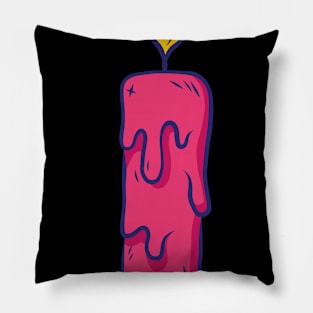 Red candle Pillow