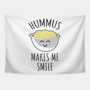 Hummus Makes Me Smile Tapestry