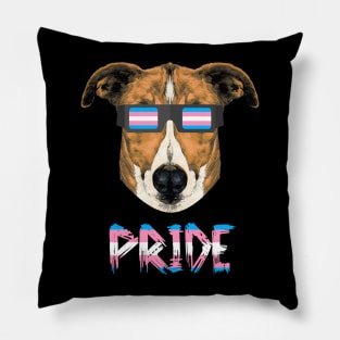 Greyhound Transgender Flag Lgbt Pillow