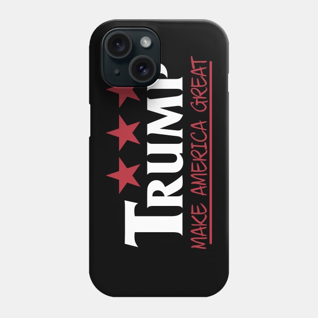 Make America great Donald Trump President USA Gift Phone Case by biNutz