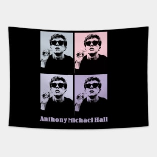 Anthony Michael Hall 80s Pop Art Tapestry