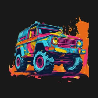 pop art style 4x4 offroad crawler truck T-Shirt