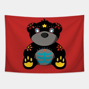 Day of the Dead Teddy Bear Tapestry