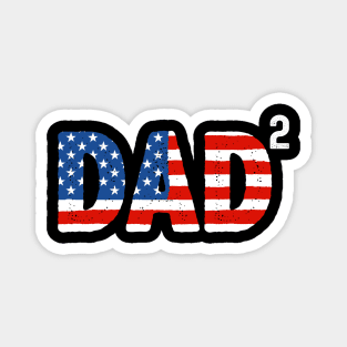 Father's Day 2021 Dad Of 2 Kids Happy Father's Day 2021 Magnet