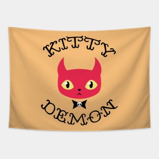 Kitty demon Tapestry