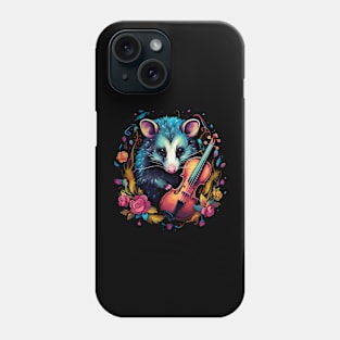 Opossum Playing Violin Phone Case