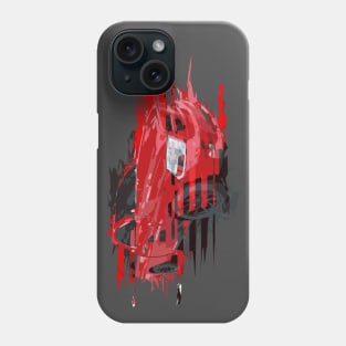 Red Dodge RAM pickup single cab Phone Case