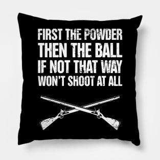 Gift For Flintlock Rifle History Gun Collector Pillow