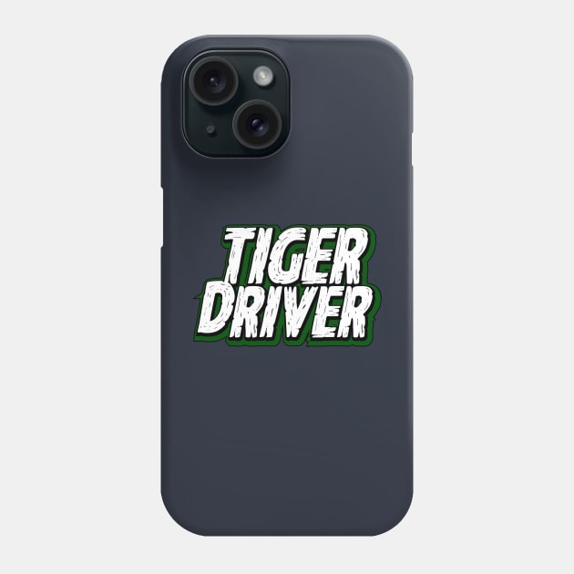 Tiger Driver 97 (jersey style) Phone Case by C E Richards