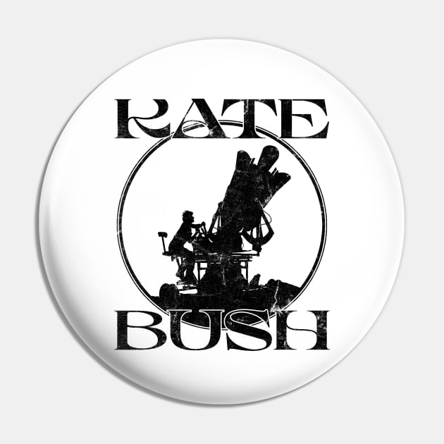 Kate Bush / Cloudbusting / Retro Aesthetic Fan Design Pin by DankFutura