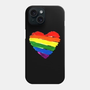 Beautiful Rainbow Pride Heart Phone Case