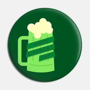 happy st patricks green beer Pin