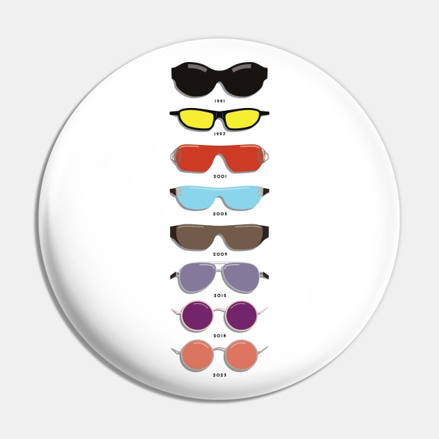 The Showman's Sunglasses Pin by Rad Love