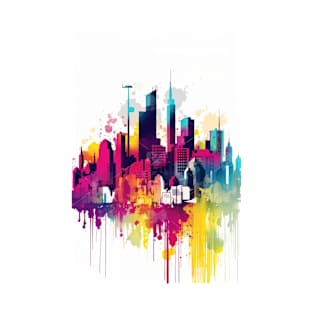 Abstract Cityscape T-Shirt