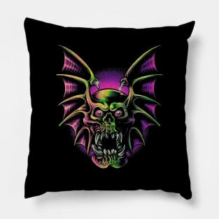 WINGED SKULL Pillow