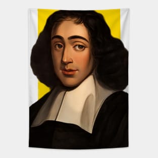 Enlightenment philosopher Baruch Spinoza illustration Tapestry