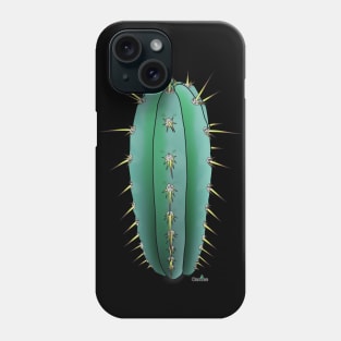 Trichocereus Sharxx Blue (Peruvianus) side Phone Case