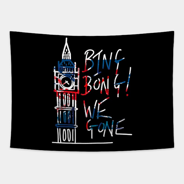 Brexit Day Today Tapestry by lovelifetriumph